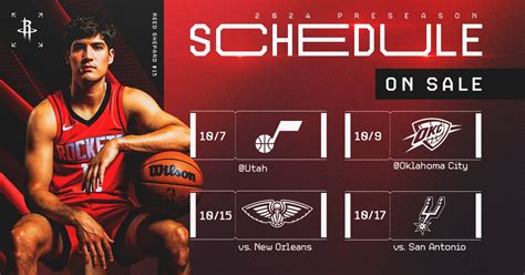 Rockets Announce Schedule for 2024.